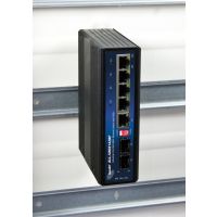 ALLNET 134037, Unmanaged, Gigabit Ethernet (10/100/1000), Vollduplex, Power over Ethernet (PoE), Rack-Einbau, Wandmontage