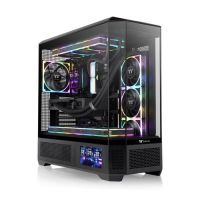 Thermaltake CA-11H-00F1WN-00, Full Tower, PC, Schwarz, ATX, EATX, micro ATX, Mini-ITX, SPCC, Gehärtetes Glas, Multi