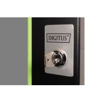 DIGITUS Glas-Fronttür für 19" 12HE Wandgehäuse Unique Serie