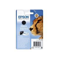 Epson T0711 - 7 ml - Schwarz - original - Tintenpatrone