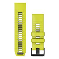 Garmin QuickFit, Band, Smartwatch, Graphit, Gelb, Garmin, f?nix 3 HR, f?nix 3 Sapphire, D2 Bravo, D2 Charlie, D2 Delta PX, D2 Mach 1 Pro, Descent Mk1,..., Silikon