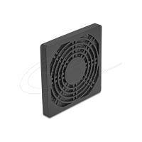 Delock Fan-Grill - with dust filter - Schwarz