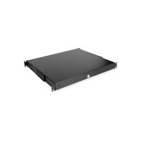 ROLINE Tastatur-Tablett - abschließbar, Tiefe 400 mm - RAL 9005, Jet Black - 1U - 48.3 cm (19")
