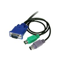 StarTech.com 1,8m 3-in-1 PS/2 VGA KVM Kabel - Kabelsatz für KVM Switch / Umschalter - Tastatur- / Video- / Maus- (KVM-)