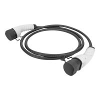 DIGITUS Verlängerungsnetzkabel - IEC 62196 Type 2 männlich Schutzkappe zu IEC 62196 Type 2 weiblich Schutzkappe