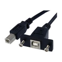 StarTech.com 30 cm USB B auf B Kabel zur Slotbelch Montage – Buchse/Stecker - USB-Kabel - USB Typ B (W)