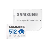 Samsung PRO Plus MB-MD512SA - Sonic the Hedgehog Flash-Speicherkarte (microSDXC-an-SD-Adapter inbegriffen)