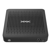 ZOTAC ZBOX M Series edge MI668 - Barebone - ultradünner Formfaktor