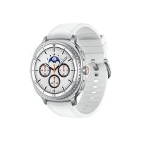 Samsung Galaxy Watch8 Classic - 46 mm - intelligente Uhr mit Hybridband - Hybrid-Eco-Leder - Bandgröße: S/M/L - Anzeige 3.4 cm (1.34")