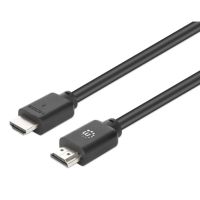 Manhattan 356664, 3 m, HDMI Typ A (Standard), HDMI Typ A (Standard), 3D, 18 Gbit/s, Schwarz