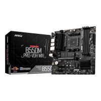 MSI B550M PRO-VDH WIFI - Motherboard - micro ATX - Socket AM4 - AMD B550 Chipsatz - USB-C Gen1, USB 3.2 Gen 1 - Bluetooth, Gigabit LAN, Wi-Fi - Onboard-Grafik (CPU erforderlich)