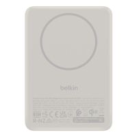 Belkin BPD021HQSA, 5000 mAh, Kabelloses Aufladen, 20 W, Sand