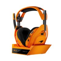 Logitech G Astro A50 X LIGHTSPEED McLaren Edition, Kabellos, Gaming, 60 - 20000 Hz, 363 g, Kopfhörer, Schwarz, Orange