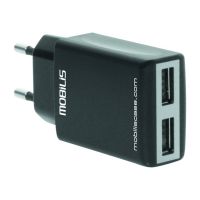 Mobilis Netzteil - 1 A - 2 Ausgabeanschlussstellen (USB)