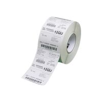 Zebra Z-Perform 1000D - Papier - permanenter Acrylklebstoff - unbeschichtet - 51 x 32 mm 2100 Etikett(en) (1 Rolle(n)