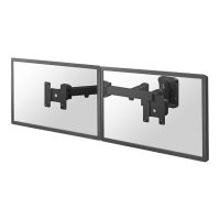 Neomounts FPMA-W960D - Halterung - Voll beweglich - für 2 LCD-Displays - Schwarz - Bildschirmgröße: 25.4-68.6 cm (10"-27")