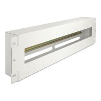 Delock Rack-Schiene mit Schutzschalter - DIN schienenmontierbar - Grau - 3U - 48.3 cm (19")