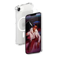 PanzerGlass CRNCHFUG29845, Apple, iPhone 16E, Stoßfest, Fallbeständig, Kratzresistent, Transparent, 1 Stück(e)