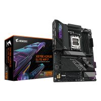 Gigabyte X870E AORUS ELITE WIFI7 Mainboard - Unterstützt AMD Ryzen 9000 CPUs, 16+2+2 Phasen digitales VRM, bis zu 8000Hz DDR5 (OC), 3xPCIe 5.0 + 1xPCIe 4.0, Wi-Fi 7, 2.5GbE LAN, USB 4, AMD, Sockel AM5, AMD Ryzen 7000 Series, AMD Ryzen 8000 Series, AMD Ryz
