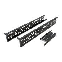 APC Rack - Kabelführungssatz - Schwarz - für