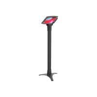 Compulocks iPad Pro 12.9" (3-6th Gen) Space Enclosure Portable Floor Stand - Aufstellung - für Tablett - verriegelbar - hochwertiges Aluminium - Schwarz - Bildschirmgröße: 32.8 cm (12.9")