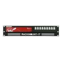 Rackmount.IT RM-WG-T4 - Montagesatz für Netzwerkgeräte - Rack montierbar - Jet Black, RAL 9005 - 1.3U - 48.3 cm (19")