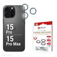 E.V.I. 02121, Samsung, iPhone 15 Pro/15 Pro Max, Staubresistent, Schlagfest, Kratzresistent, Schwarz, Transparent, 1 Stück(e)