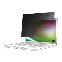 3M Bright Screen Privacy Filter - Blickschutzfilter für Notebook - für Full-Screen-Laptop - entfernbar - Flip - 39.6 cm (15.6")