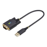 StarTech.com 1ft (30cm) USB to Serial Adapter Cable, COM Retention, RS232 - Kabel USB / seriell - USB (M)