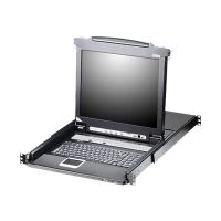 ATEN Slideaway CL5716M - KVM-Konsole mit KVM-Switch - 16 Anschlüsse - 43.2 cm (17")