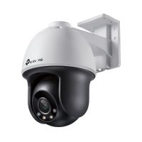 TP-LINK VIGI 4MP Outdoor Full-Color Pan Tilt Netzwerkkamera, IP-Sicherheitskamera, Innen & Außen, Kabelgebunden, RCM, BSMI, VCCI, NTRA, KC, Decke/Wand, Schwarz, Weiß