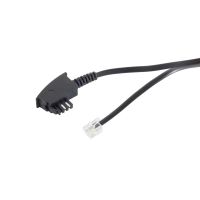 ShiverPeaks S-Impuls 70006, 6 m, TAE-F, RJ-11, Schwarz, Männlich/Männlich, Flach