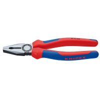 KNIPEX 03 02 200, Prüfzange, 1,6 cm, Stahl, Vinyl, Blau, Rot, 200 mm