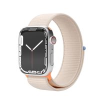 Vonmählen Fitness Loop, Gurt, Smartwatch, Cremefarben, Apple, Apple Watch 38 mm / 40 mm / 41 mm, Nylon