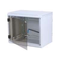 TRITON Delta 4S - Gehäuse - geeignet für Wandmontage - Hellgrau, RAL 7035 - 6U - 48.3 cm (19")