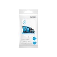 Dicota Reinigungstücher (Wipes) - weiß (Packung mit 15 Stück)