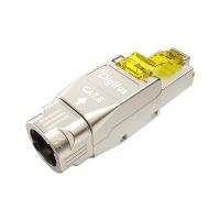 DIGITUS CAT 8.1 Feldstecker, geschirmt, werkzeugfreier Montageanschluss