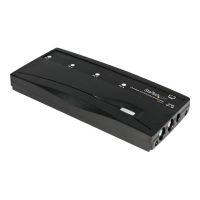 StarTech.com 4 Port VGA / PS/2 KVM Switch - PS/2 KVM Umschalter inkl. Kabel