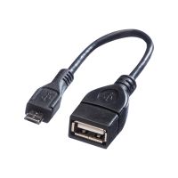 VALUE USB-Kabel - Micro-USB Typ B (M) zu USB (W)
