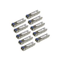 StarTech.com Gigabit LWL SFP Transceiver Modul - Cisco GLC-LH-SM kompatibel - SM/MM LC - 550m - Mini GBIC 10er Pack - 1000Base-LX/LH - SFP (Mini-GBIC)-