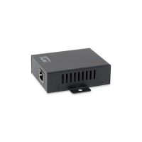 LevelOne 1-Port RJ-45 Gigabit PoE Repeater, IEEE 802.3, IEEE 802.3af, IEEE 802.3at, IEEE 802.3u, IEEE 802.3x, Schwarz, 100 m, China, 0 - 40 °C, 0 - 90%