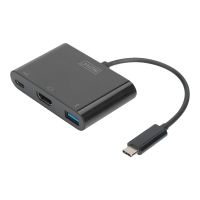 DIGITUS MultiPort - Externer Videoadapter - USB-C 3.1