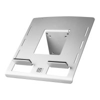 R-Go Morelia - Montagekomponente (Halter) für Notebook / Tablet - Aluminium - mattsilber - Bildschirmgröße: bis zu 68,6 cm (bis zu 27 Zoll)