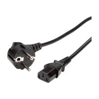 VALUE Stromkabel - power IEC 60320 C13 zu power CEE 7/7 (M)