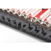 DIGITUS CAT 6, Klasse E High Density Patch Panel, geschirmt, schwarz