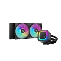 Deepcool LE240 V2, All-in-One-Flüssigkeitskühler, 12 cm, Schwarz