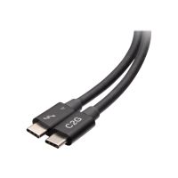 C2G 2.5ft Thunderbolt 4 USB C Cable - USB C to USB C - 40Gbps - M/M - Thunderbolt-Kabel - 24 pin USB-C (M)