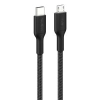Belkin BoostCharge Pro, 1 m, USB C, Micro-USB A, Schwarz