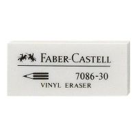FABER-CASTELL Radierer - weiß - Vinyl (Packung mit 30)