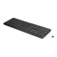 HP 230 - Tastatur - kabellos - 2.4 GHz - Deutsch